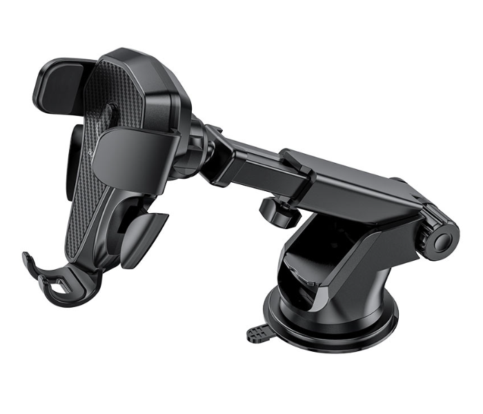 Borofone BH38 Route Push Type Suction Cup Car Holder - Black - Zoom Image 5