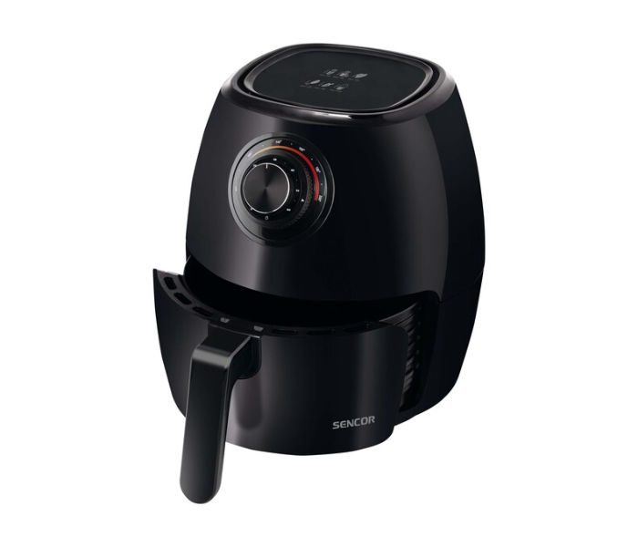 Sencor SFR 3130BK-MEG2 1300 Watts Digtial Air Fryer - Black - Zoom Image 2