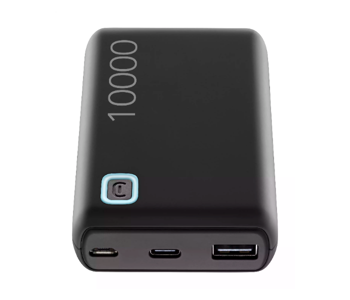 Cellularline PBESSENCE10000K 10000mAh Pd Battery Charger Emergency - Black - Zoom Image 1