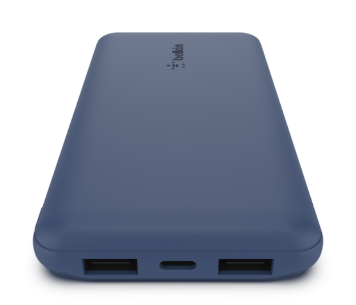 Belkin BPB011btBL 10K Power Bank With Usb-C 15W Dual Usb-A 15Cm Usb-A To C Cable - Blue - Zoom Image 4