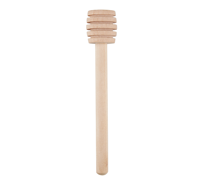 Hotpack HSMWHS10 Set of 1 Piece 10cm Wooden Honey Spoon - Zoom Image 1