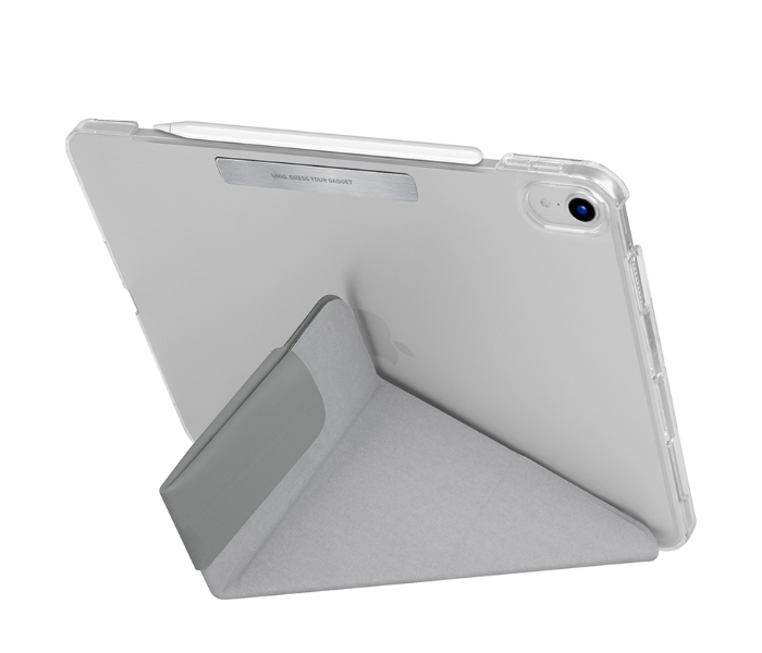 Uniq Camden New Ipad 10.2 Antimicrobial iPad Back Cover - Grey - Zoom Image 3