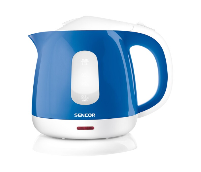 Sencor SWK 1012 BL 1 Litre 1100 Watts Kettle - Blue and White - Zoom Image 1