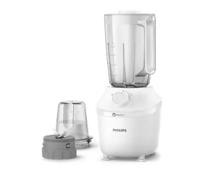 Philips HR2041 -10 3000 Series 1Litre Effective Capacity 450W Speed Setting and Pulse Plastic Jar ProBlend System Blender - White - Zoom Image 1