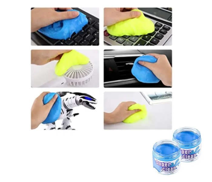 Pack Of 2 pcs MT Cleaning Gel for Car Interior Cleaner Removal Putty Dust Cleaning Mud Keyboard Cleaner for PC,Tablet,Laptop,Camera,Air Vents - Zoom Image 3