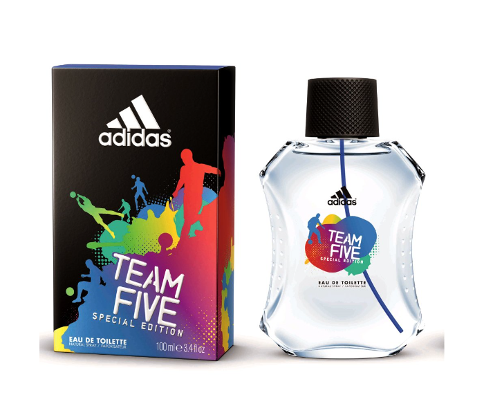 Adidas 100ml Team Five Eau De Toilette Spray for Men - Zoom Image