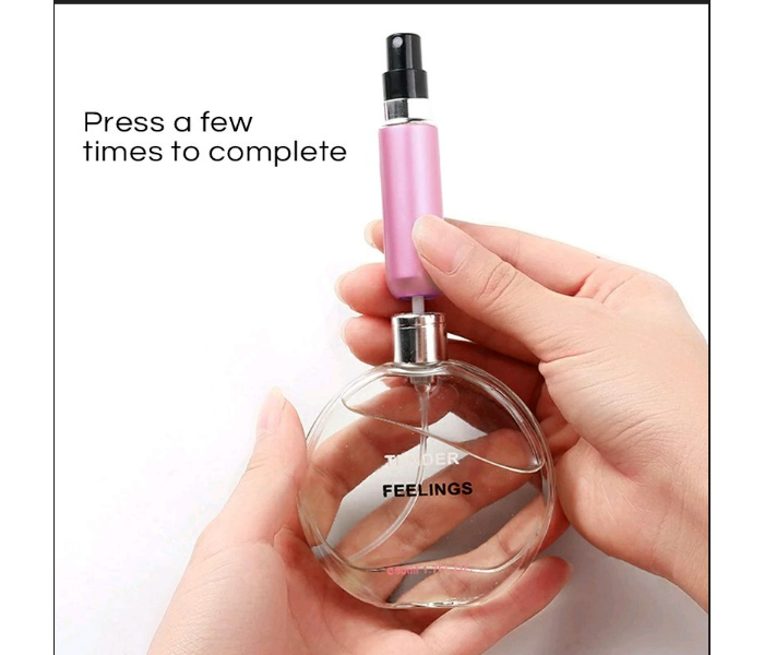 Sari 5ml Mini Perfume Refillable Spray Bottle Travel Atomizer 1 Pc Packs Random Colors  - Zoom Image 2