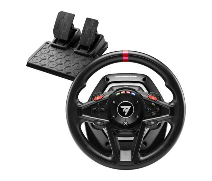 Thrustmaster T-128X Racing Wheels, Immersive Force Feedback, Angle of Rotation Up to 900 Degree, Engine Speed LED, Magnetic Paddle Shifters, Easy Handbrake Access, For Xbox, TM-WHL-T128-XB  - Black - Zoom Image 5