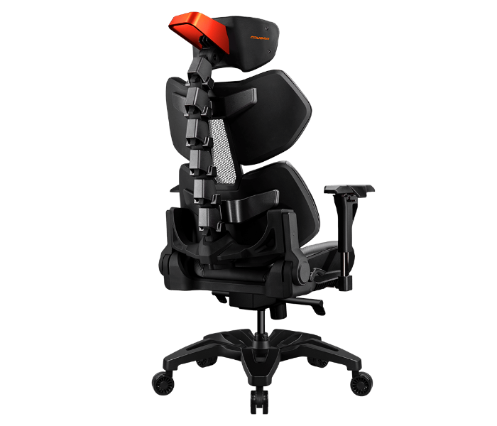 Cougar CG-CHAIR-TERMINATOR-BLK Gaming Chair Fully Customizable And Adjustable Design Premium Hyper-dura Leatherette12 Times More Resistant To Wear And Tear Gaming Chair - Black - Zoom Image 3