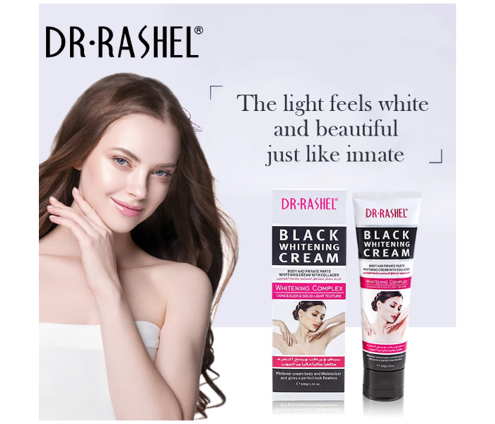 Dr. Rashel Black Whitening With Collagen Body and Private Parts Whitening Cream - 100g  - Zoom Image 2