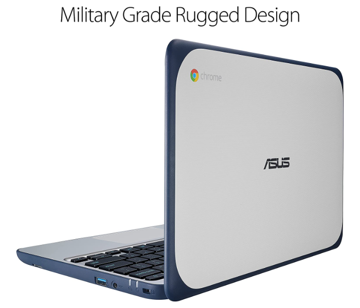 ASUS Chromebook C202SA 11.6 inch 180 Degree Intel Celeron 4 GB, 16GB eMMC Refurbished Laptop With app store - Zoom Image 3