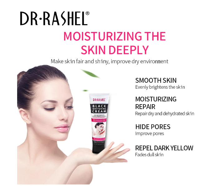 Dr. Rashel Black Whitening With Collagen Body and Private Parts Whitening Cream - 100g  - Zoom Image 3