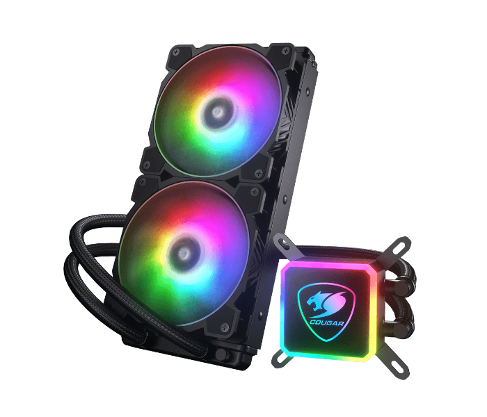 Cougar CG-CL-AQUA280-ARGB AQUA 280 ARGB AIO COOLER Solution For Gamers Who Requires Powerful CPU Cooling Performance With Outstanding ARGB Visuals - Zoom Image 2