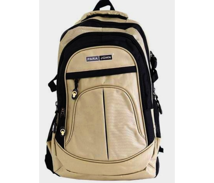 Para John PJSB6001A18 18-inch School Bag - Beige & Black - Zoom Image 1