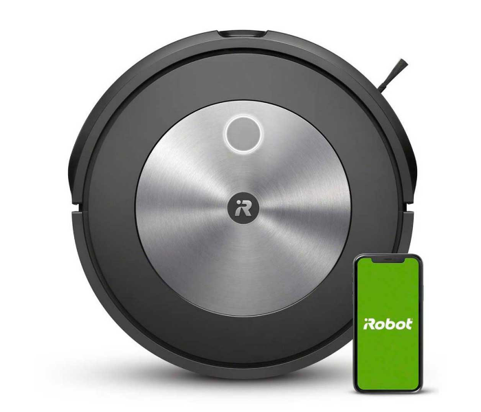 iRobot Roomba J7 Wi-Fi Connected Robot Vacuum Avoids obstacles like pet waste and cords Smart Mapping Works with Alexa Ideal for Pet Hair Carpets Hard Floors Vacuum Cleaner - Black - Zoom Image 1