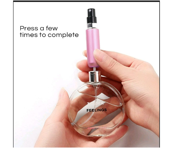 Sari 5ml Mini Perfume Refillable Spray Bottle Travel Atomizer 3 Pcs Packs Random Colors  - Zoom Image 3