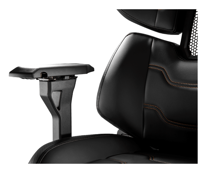 Cougar CG-CHAIR-TERMINATOR-BLK Gaming Chair Fully Customizable And Adjustable Design Premium Hyper-dura Leatherette12 Times More Resistant To Wear And Tear Gaming Chair - Black - Zoom Image 7