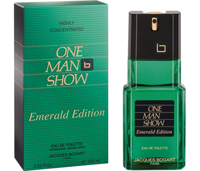 One Man Show 100ml Emerald Edition Eau De Toilette for Men by Jacques Bogart - Zoom Image