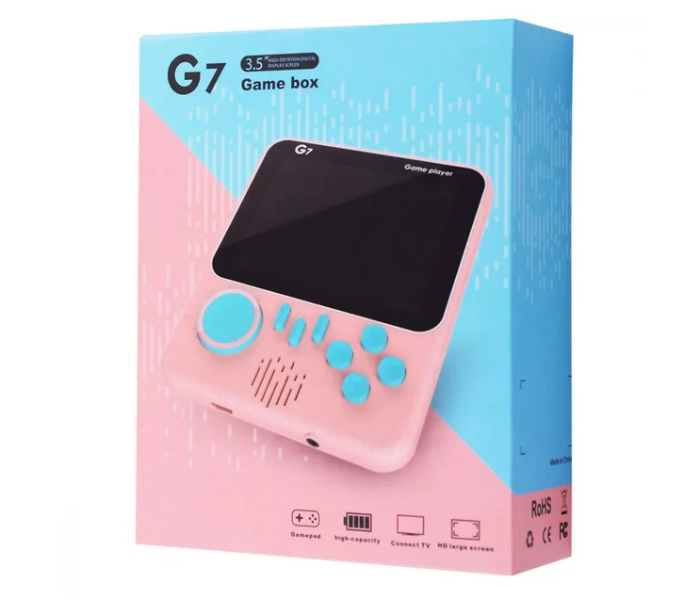 G7 3.5 Inch Screen Game Box Handheld game console - Pink - Zoom Image 2