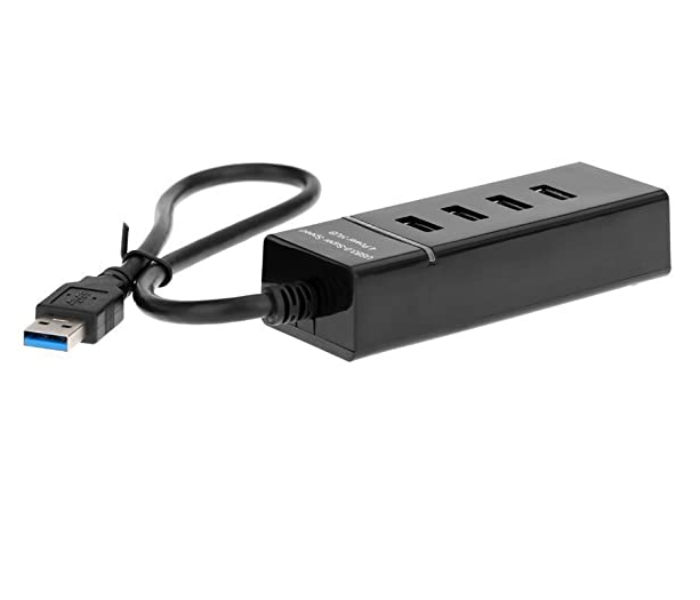 USB 3.0 4-Port Travel Hub - Black - Zoom Image 3