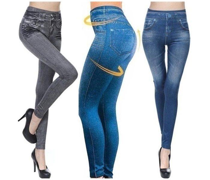 2 Piece Free Size Hot Shaper Skin-fit Leggings For Women  - Zoom Image 2