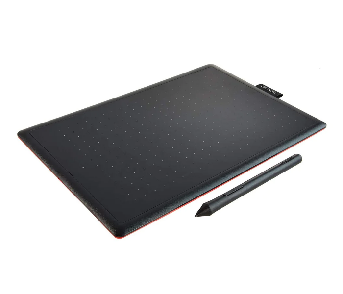 Wacom CTL-672-N Medium Graphics Tablet with Stylus - Red - Zoom Image 2