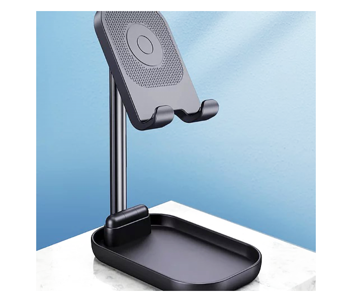 Wiwu ZM100B Adjustable Desktop Stand For Phone And Tablet - Black - Zoom Image 2