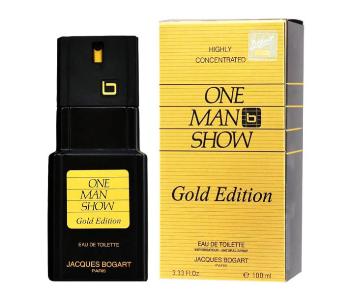 One Man Show 100ml Gold Edition Eau De Toilette for Men by Jaques Bogart  - Zoom Image