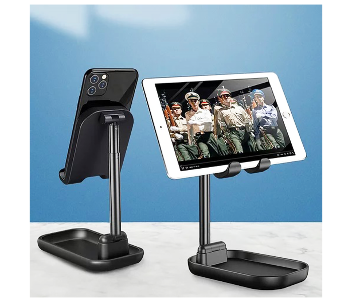 Wiwu ZM100B Adjustable Desktop Stand For Phone And Tablet - Black - Zoom Image 7