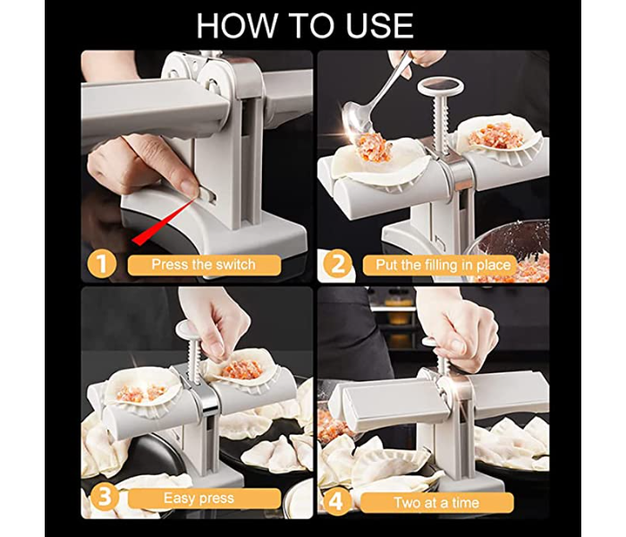 Double Head Automatic Press Dumpling Mold Maker - Zoom Image 2