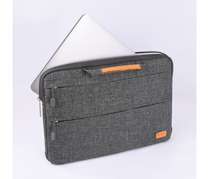 Wiwu SSL13.3AMLBG Smart Stand Sleeve 13.3 Inch Air Macbook Laptop Bag -Grey - Zoom Image 5