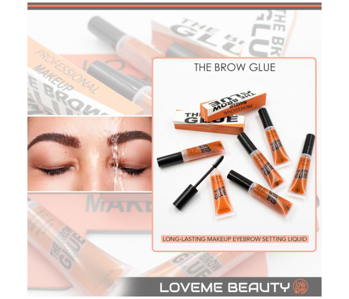 Loveme Beauty Eye Brow Fixing Long Lasting Waterproof Essential Gel with Brush - Zoom Image 1