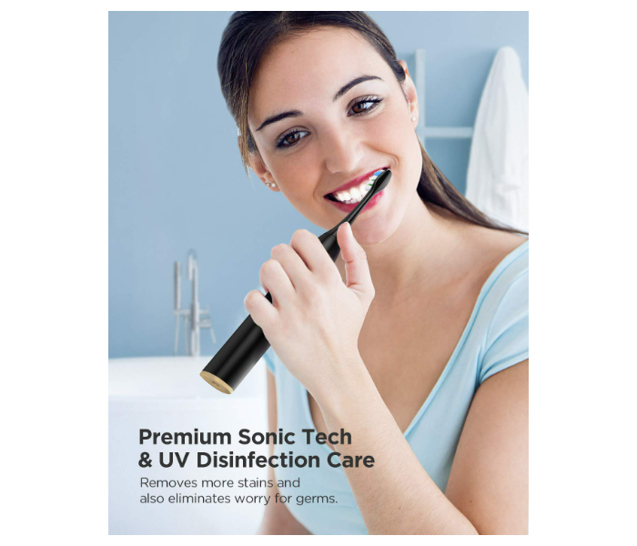 Fairywill FWP80 X8 Brush Heads Professional Electronic Toothbrush -Black - Zoom Image 5