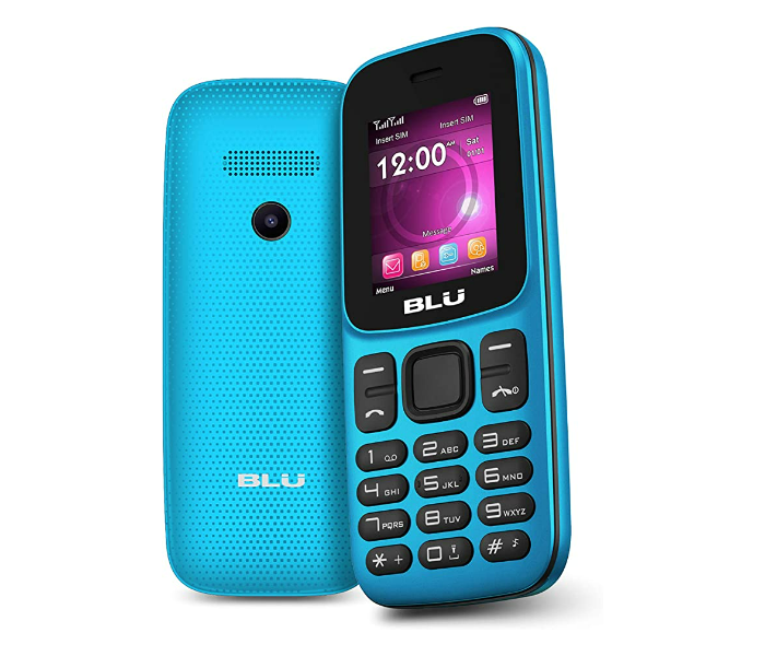 BLU Z5Z215 32 MB Unlocked Dual SIM 128 x 160 ~114ppi Display  600mAh Battery Mobile - Cyan - Zoom Image 1