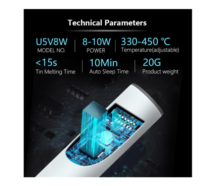 Wireless Charging Electric Soldering Iron Solder Portable Repair Welding Tools - Zoom Image 3