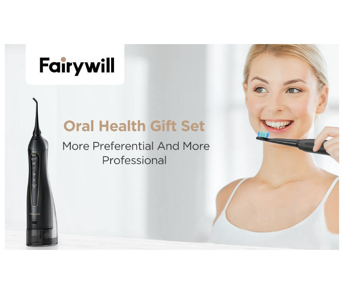 Fairywill FW5020E-B IPX7 3-Personaliased Mode Water Flosser Oral Irrigator -Black - Zoom Image 2