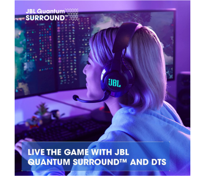 JBL QUANTUM 610 Wireless Gaming Headphone - Black - Zoom Image 6