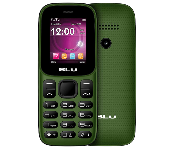 BLU Z5Z215 32 MB Unlocked Dual SIM 128 x 160 ~114ppi Display  600mAh Battery Mobile - Green - Zoom Image 1