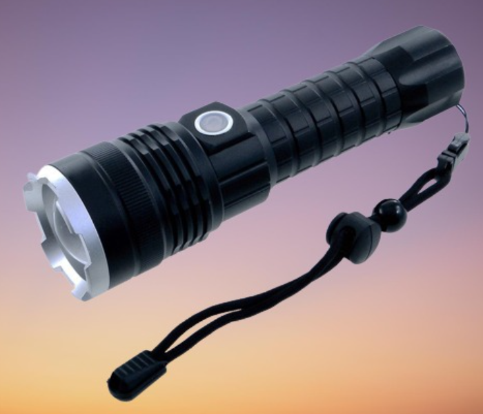 2 piece P50 Super Light Rechargeable Led Zoomable Flashlight Aerospace Aluminum Alloy - Zoom Image