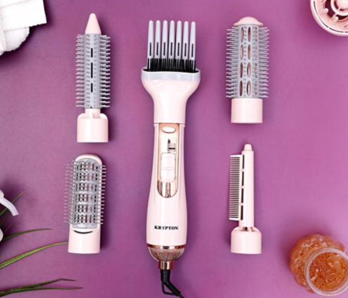 Krypton KNH6028 7-in-1 Hair Styler - Pink - Zoom Image 4