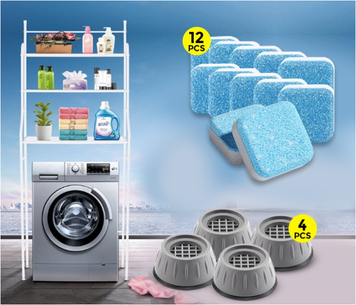 4 Piece Washing Machine Foot Pad Shockproof Noise Image
