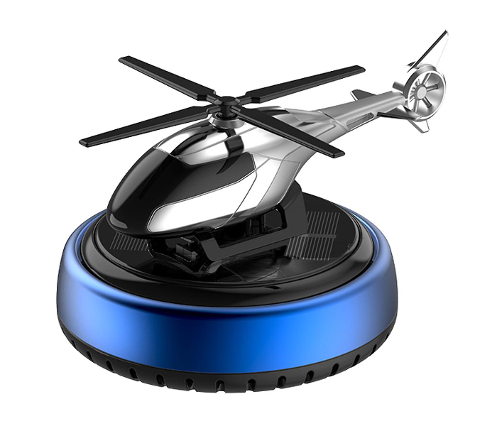 Rotatable Helicopter Solar Car Air Freshener - Zoom Image 1