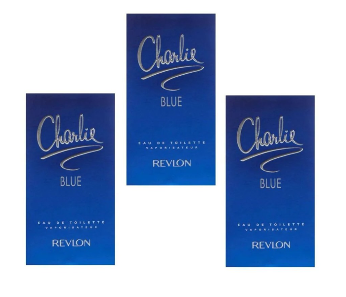 Revlon Charlie Blue Pack of 3 Eau Deu Toilette 100ml - Zoom Image