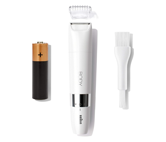 BRAUN BS1000 Corded Electric Stainless steel mini-sized waterproof Trimmer -White - Zoom Image 2