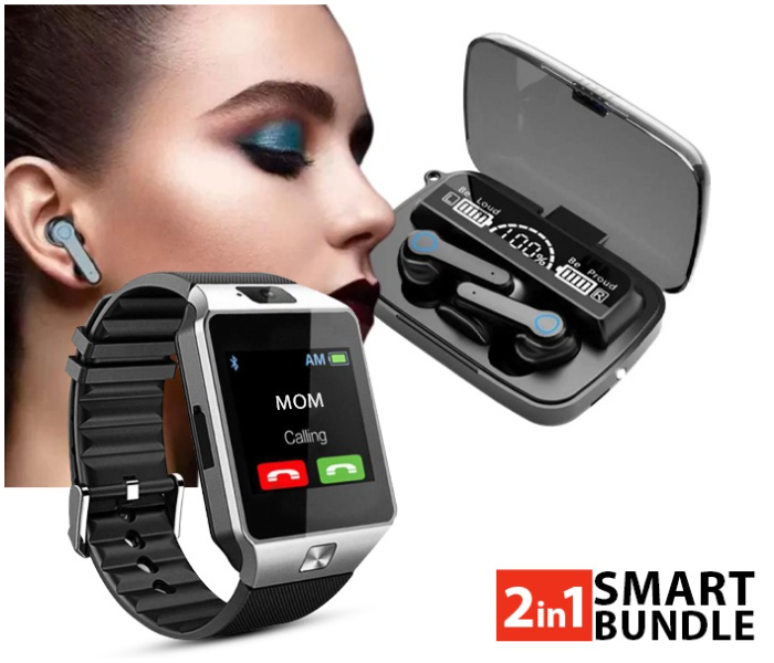 M19 Digital Display TWS Mini Sports Headset With Image