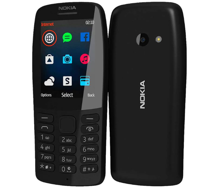 Nokia 210 Dual Sim Mobile Phone - Black (Refurbished) - Zoom Image 1