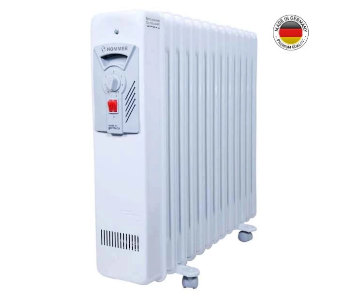 JP Hommer Heater Oil Radiator Heater HSA204-04, 13 Ribs, 2500 Watts - Zoom Image