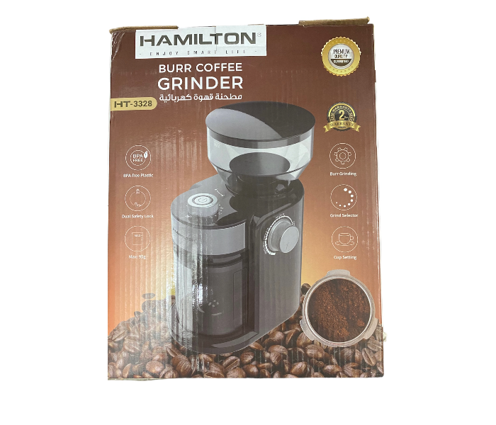 Hamilton HT-3328 Dual Safety Lock Bur Coffee Grinder  - Zoom Image 6