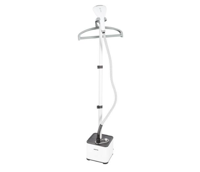 Geepas GGS25033 1.3L Water Tank 11 positions Aluminium Pole 2000W Garment Steamer-White  - Zoom Image 1