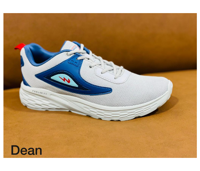 Campus C0533-75 Leightweight Comfortable Walking Running Dean Mens Sports Shoe Size 9 -Light Grey  - Zoom Image